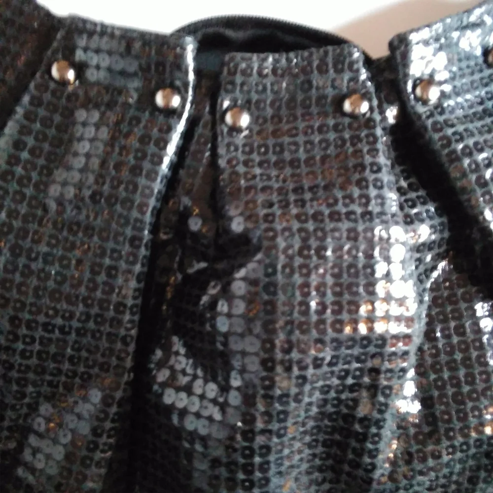 Relic Black Sparkle Hobo Bag Purse
